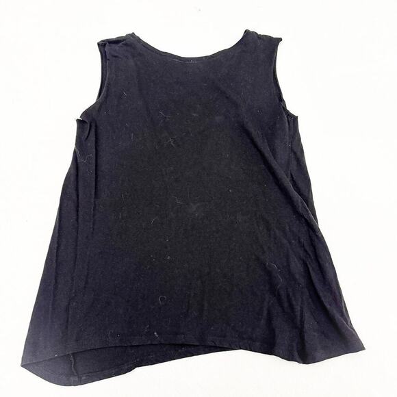 Gypsy Warrior Black Sleeveless Tank Top White Graphic Size S/M - Picture 3 of 4